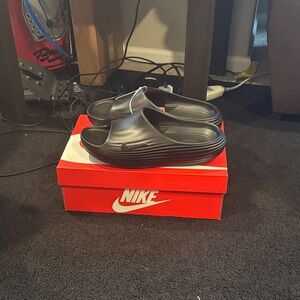 Nike Men's Black Slide Sandals